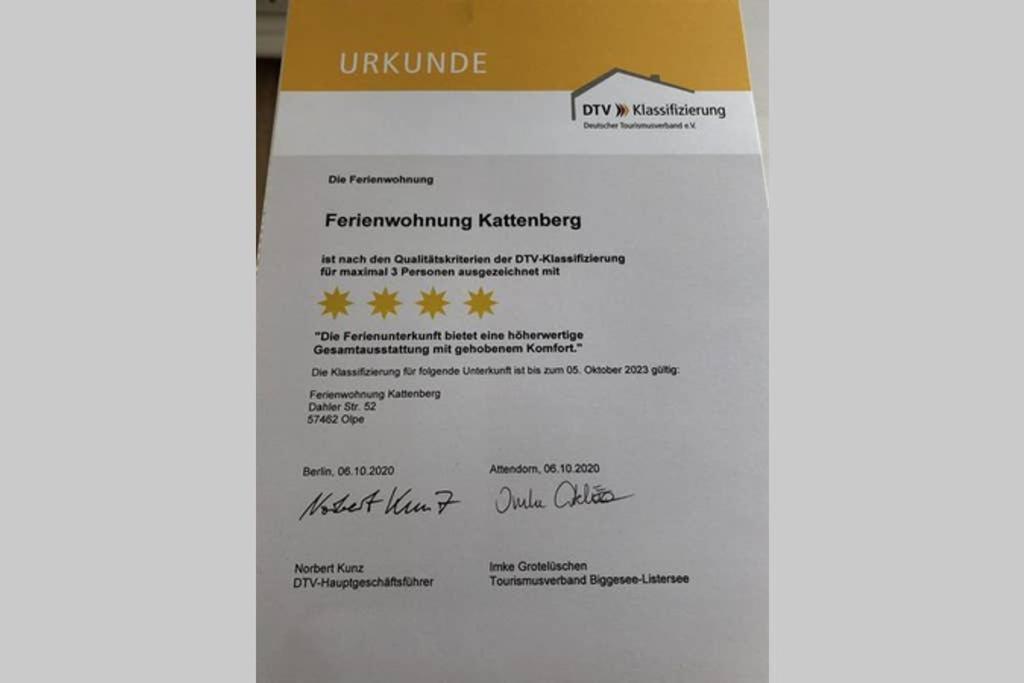 Schoene Wohnung Im Landhausstil Nahe Olpe Biggesee Esterno foto